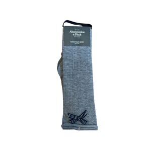 Vintage Y2K Abercrombie Light Grey Slouchy Boot Socks w/Bow NWT RARE